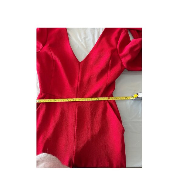 Aritzia Wilfred Ecoulement Red Sleeveless Jumpsuit Sz 4 - Picture 14 of 15